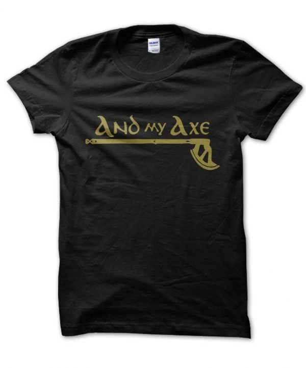 And my axe Lord of the Rings t-shirt by Clique Wear