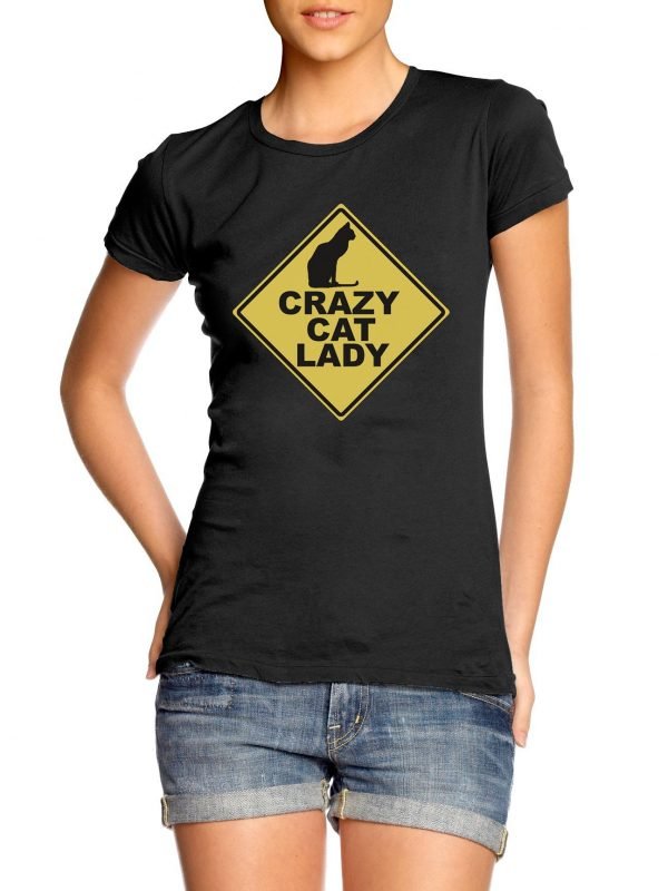 Crazy cat lady t-shirt by Clique Wear