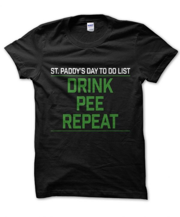 Drink Pee Repeat St Patrick's Day t-shirt by Clique Wear