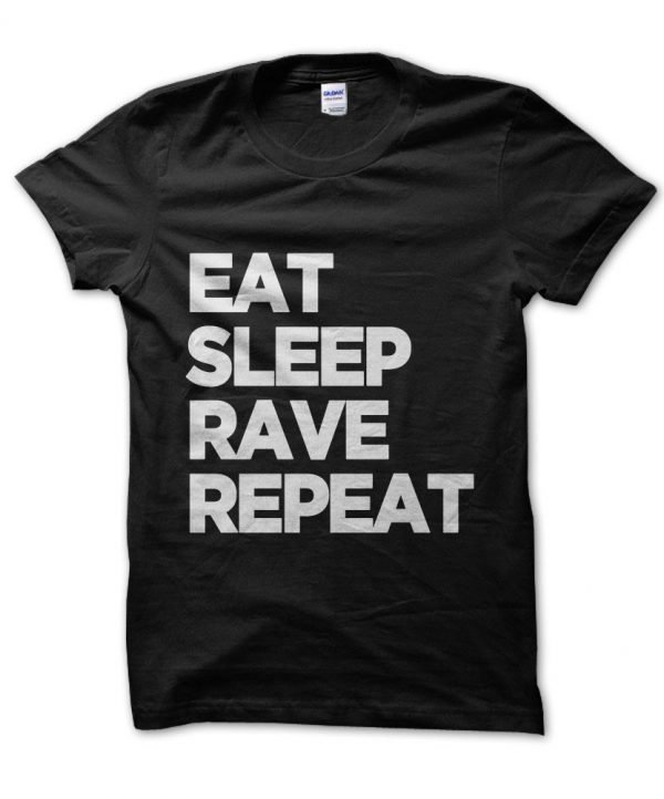 Eat Sleep Rave Repeat t-shirt by Clique Wear