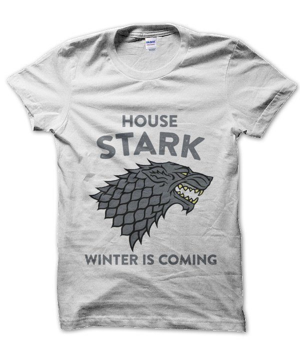 House Stark Winter is Coming Game of Thrones inspired t-shirt by Clique Wear
