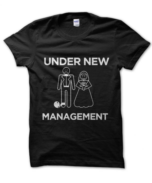 New Husband Under New Management Stag Do t-shirt by Clique Wear
