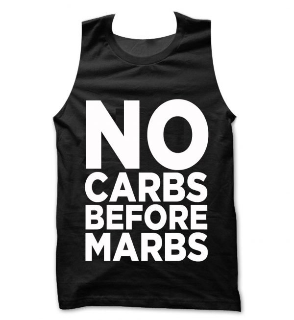 No carbs before marbs tank top / vest by Clique Wear