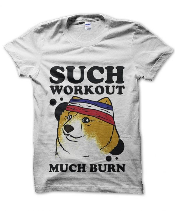 Such Workout Much Burn Gym t-shirt by Clique Wear