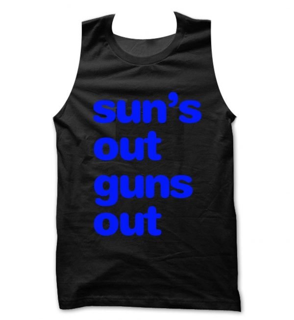 Sun's out guns out tank top / vest by Clique Wear