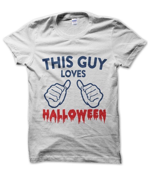 This guy loves Halloween t-shirt by Clique Wear