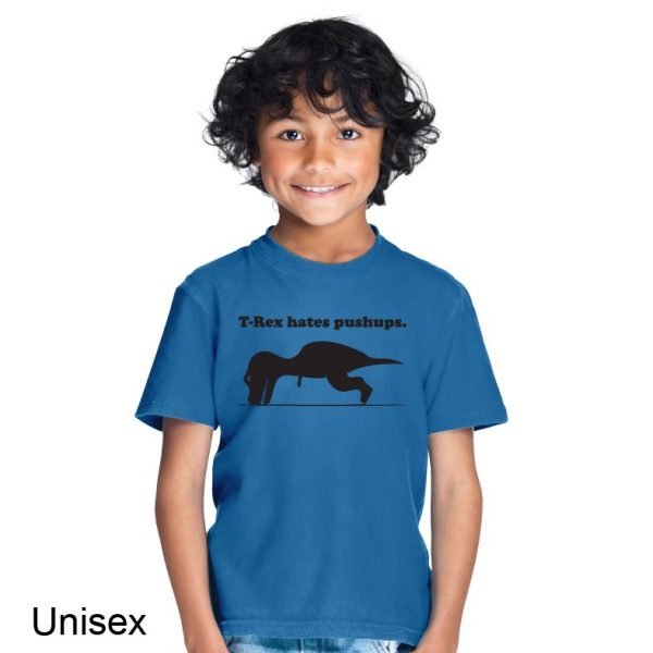 T-Rex hates pushups t-shirt by Clique Wear