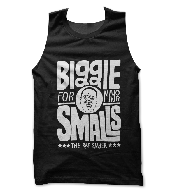 Biggie Smalls for Mayor: The Rap Slayer tank top / vest by Clique Wear