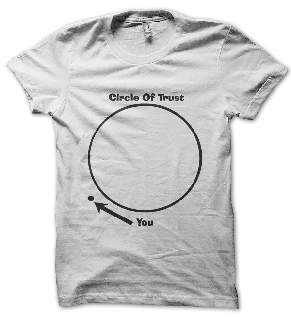 Circle of trust t-shirt by Clique Wear