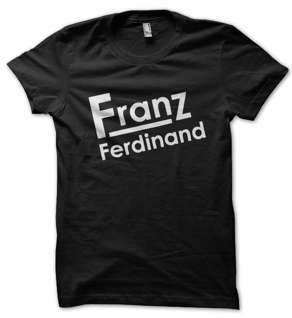 Franz Ferdinand pop music band t-shirt by Clique Wear