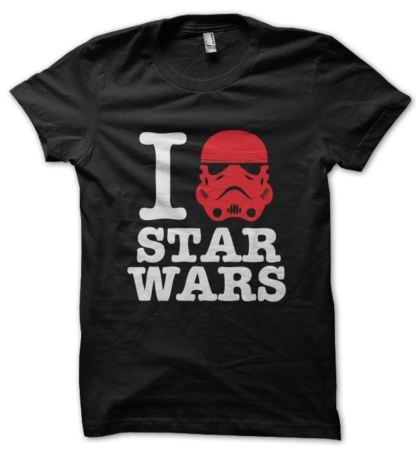 I Love Star Wars t-shirt by Clique Wear