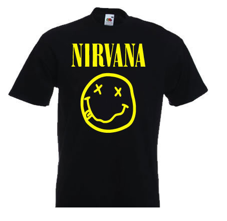 Nirvana rock band grunge Kurt Cobain t-shirt by Clique Wear