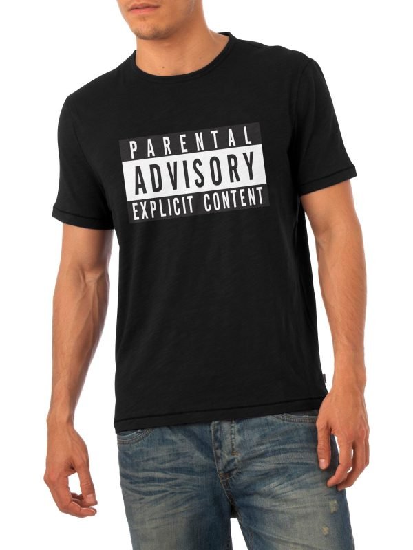 Parental Advisory Explicit Content t-shirt by Clique Wear