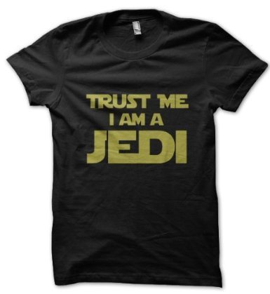 Trust Me I Am a Jedi Star Wars inspired t-shirt by Clique Wear
