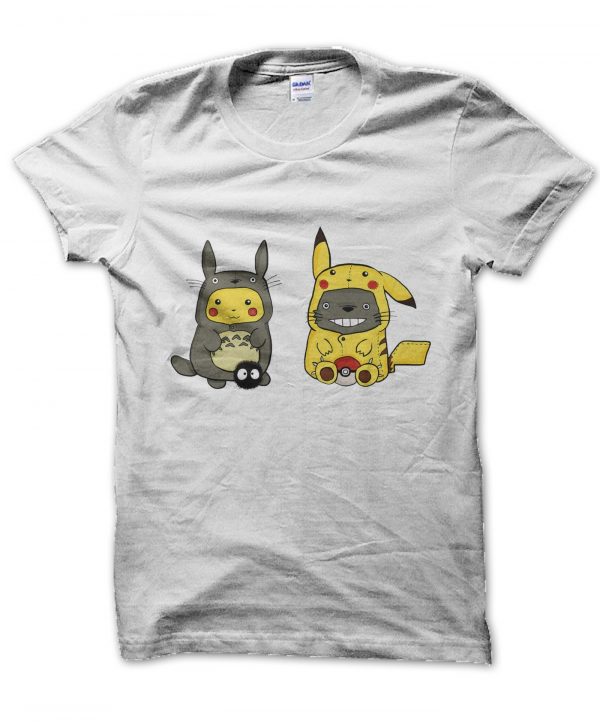 Pikahu and Totoro t-shirt by Clique Wear