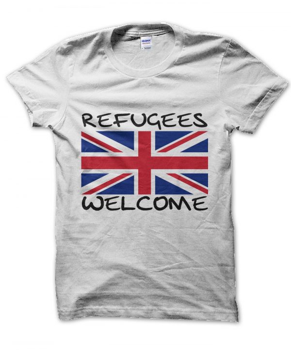 Refugees Welcome t-shirt by Clique Wear