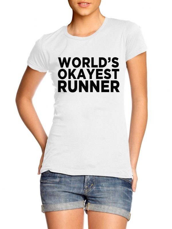 Worlds Okayest Runner t-shirt by Clique Wear