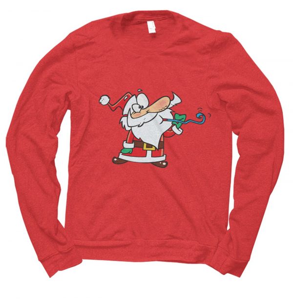 Santa Celebrate Party Christmas jumper by Clique Wear