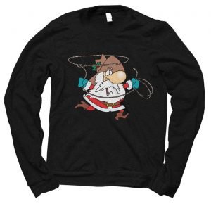 Santa Cowboy Christmas jumper (sweatshirt)