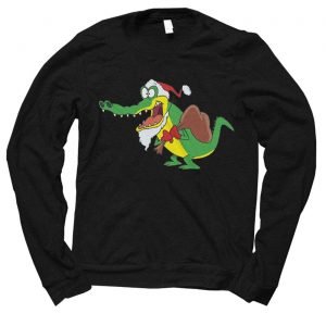 Santa Gator Christmas jumper (sweatshirt)