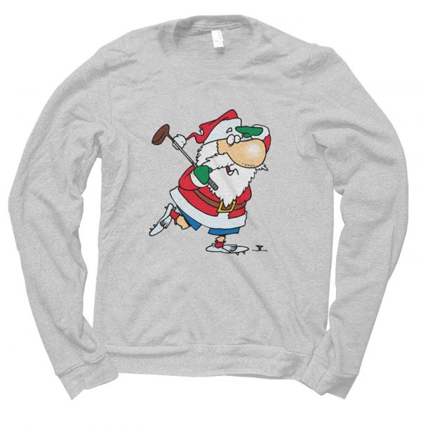 Santa Golfing Christmas jumper by Clique Wear