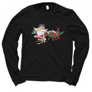 Santa Pilot Plane Christmas jumper (sweatshirt)