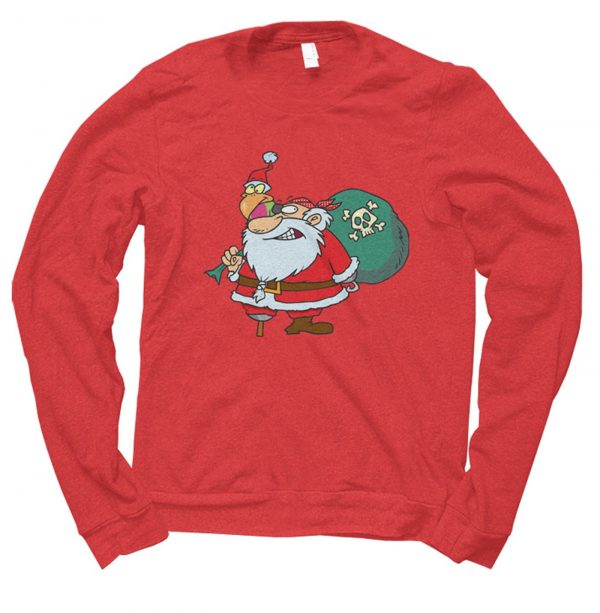 Santa Pirate Christmas jumper by Clique Wear