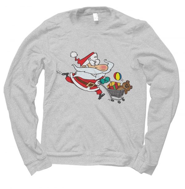 Santa Shopping Christmas jumper by Clique Wear