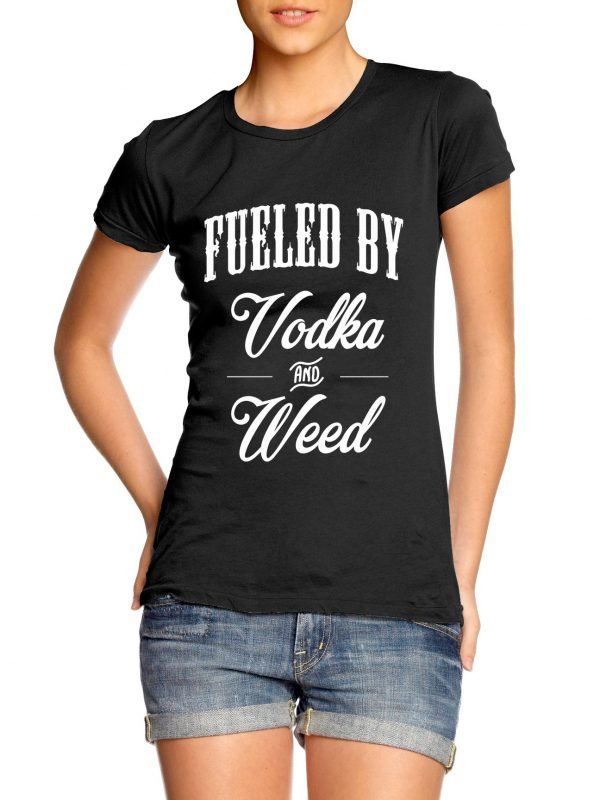 Fueled by Vodka and Weed t-shirt by Clique Wear