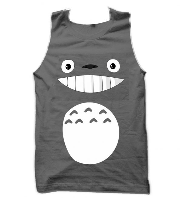 Totoro face tank top / vest by Clique Wear