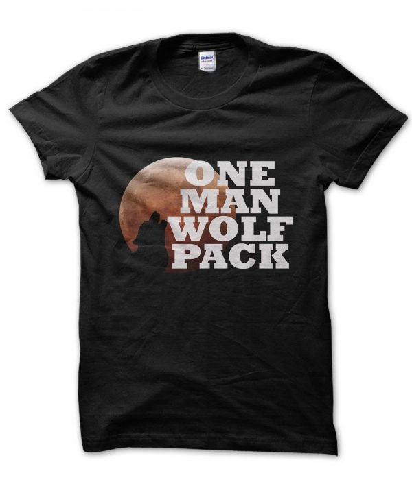 One Man Wolf Pack t-shirt by Clique Wear
