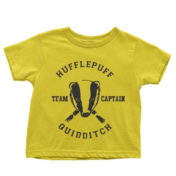 Hufflepuff team captain t-shirt by Clique Wear