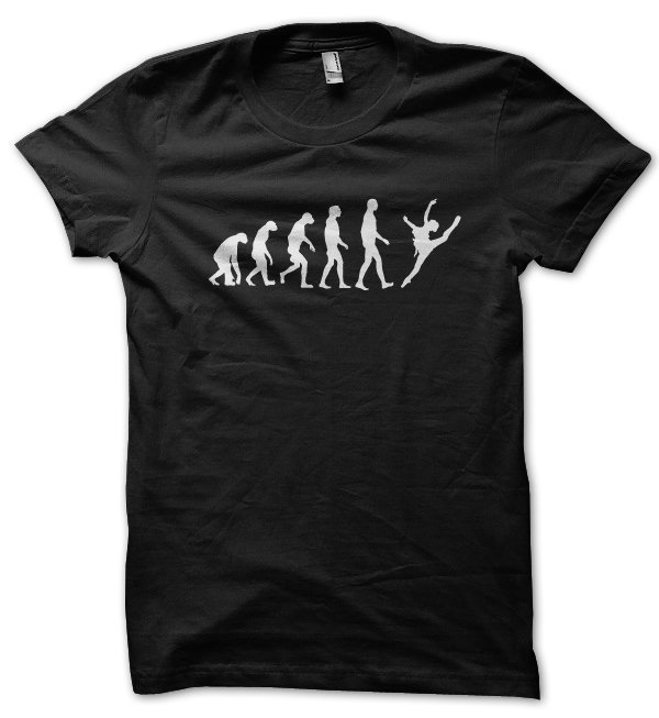 Evolution of a Ballet Dancer t-shirt by Clique Wear