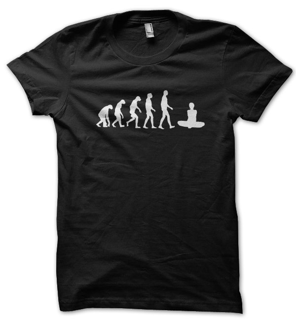 Evolution of a Yoga Master t-shirt by Clique Wear