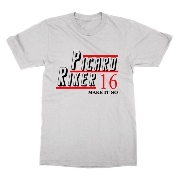 Picard Riker 16 Make It So t-shirt by Clique Wear