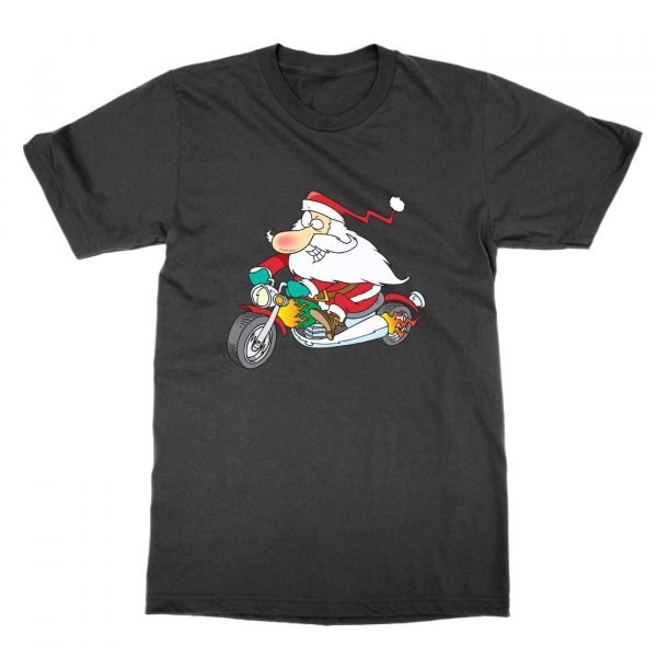 Santa biker t-shirt by Clique Wear