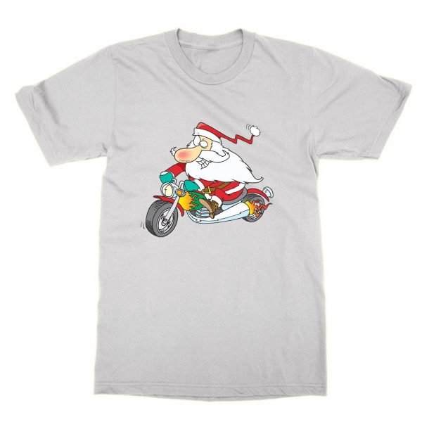 Santa Biker christmas t-shirt by Clique Wear