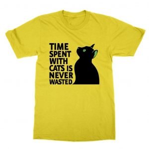 Time Spent With Cats Is Never Wasted T-Shirt