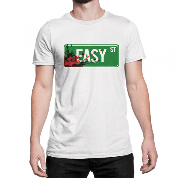 Walking Dead Easy Street bloody sign t-shirt by Clique Wear
