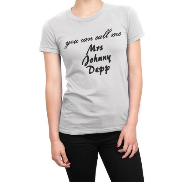 You Can Call Me Mrs Johnny Depp t-shirt by Clique Wear