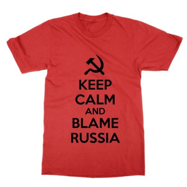 Keep Calm and Blame Russia t-shirt by Clique Wear