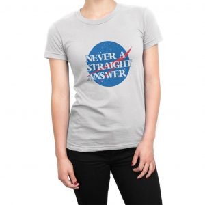 Never a Straight Answer women’s t-shirt