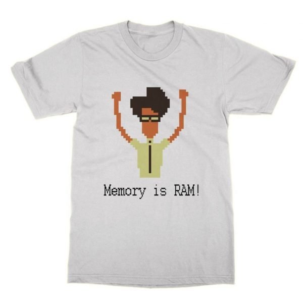 Memory is RAM COURIER FONT t-shirt by Clique Wear