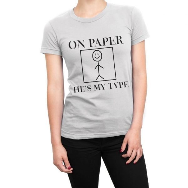 On Paper He's My Type Love Island t-shirt by Clique Wear