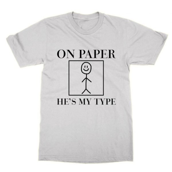 On Paper He's My Type Love Island t-shirt by Clique Wear