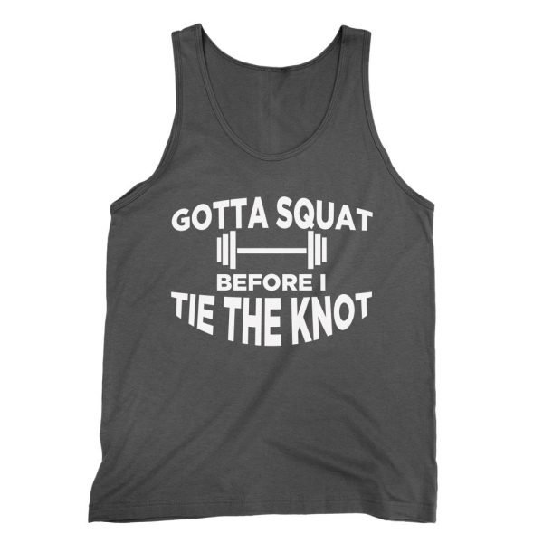 Gotta Squat Before I Tie The Knot vest by Clique Wear