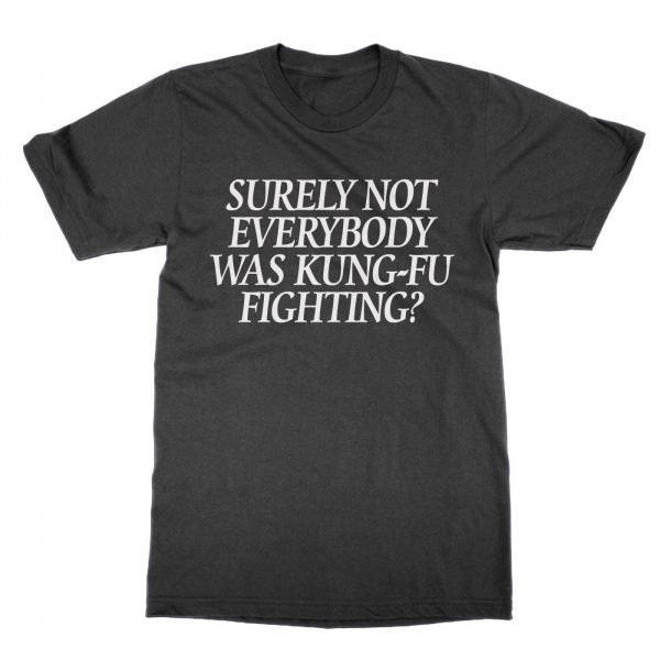 Surely Not Everybody Was Kung-Fu Fighting t-shirt by Clique Wear