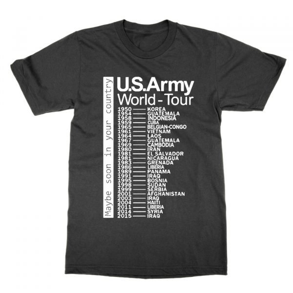 US Army World Tour t-shirt by Clique Wear