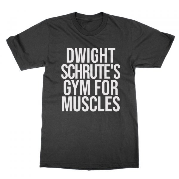 Dwight Schrute's Gym for Muscles t-shirt by Clique Wear