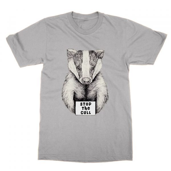 Stop the Cull Badger Protest t-shirt by Clique Wear